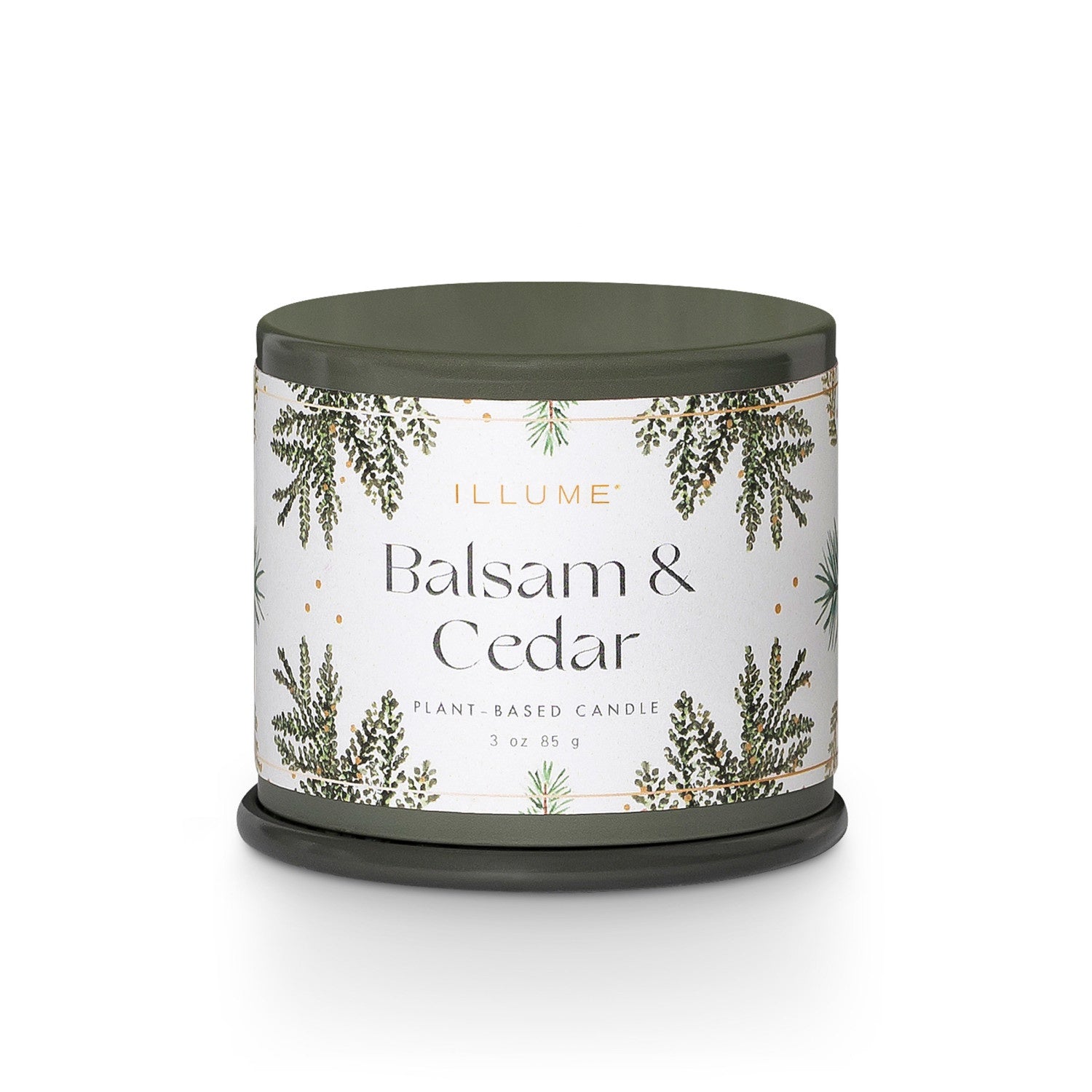 The Balsam &amp; Cedar Demi Vanity Tin Candle