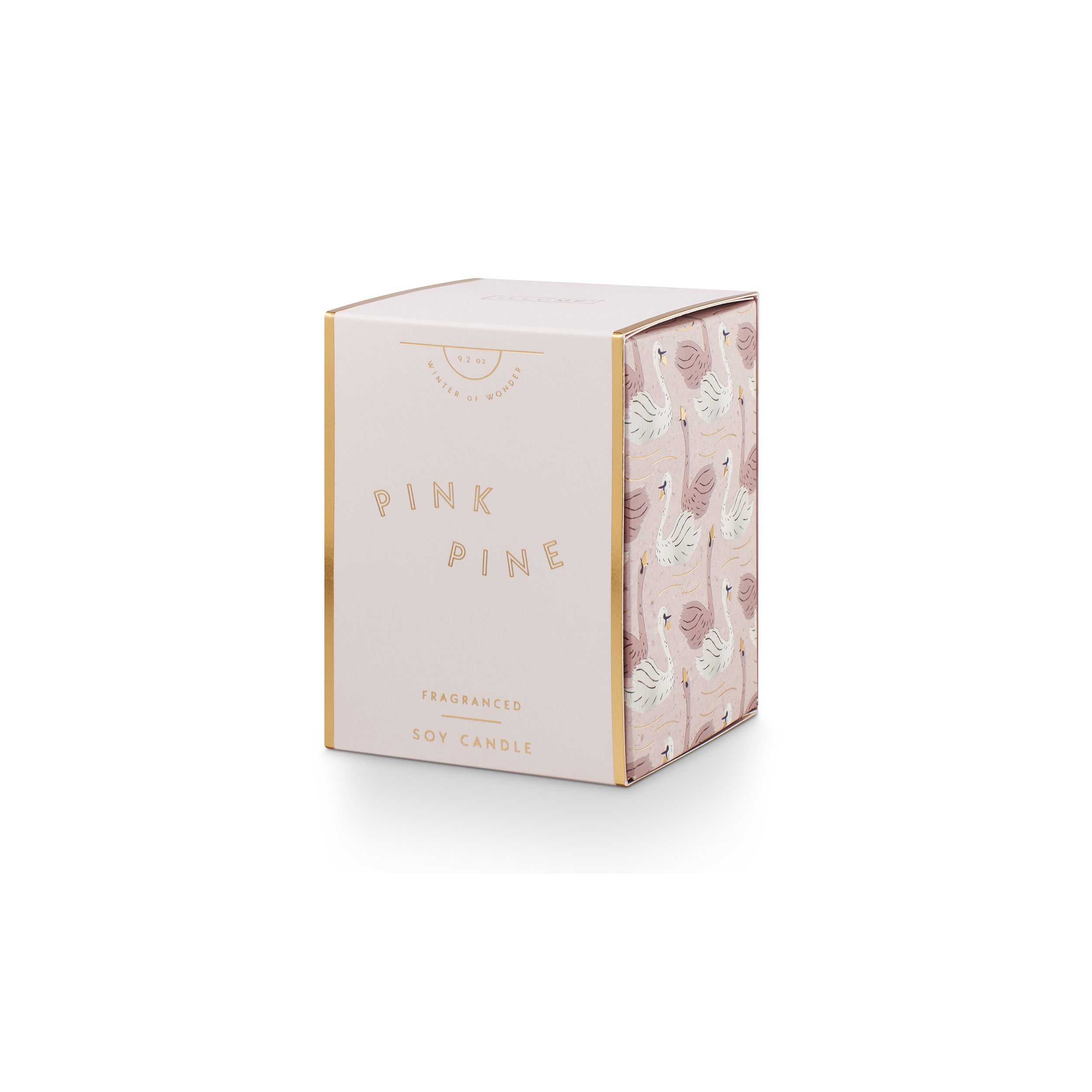 The Pink Pine Gifted Glass Candle