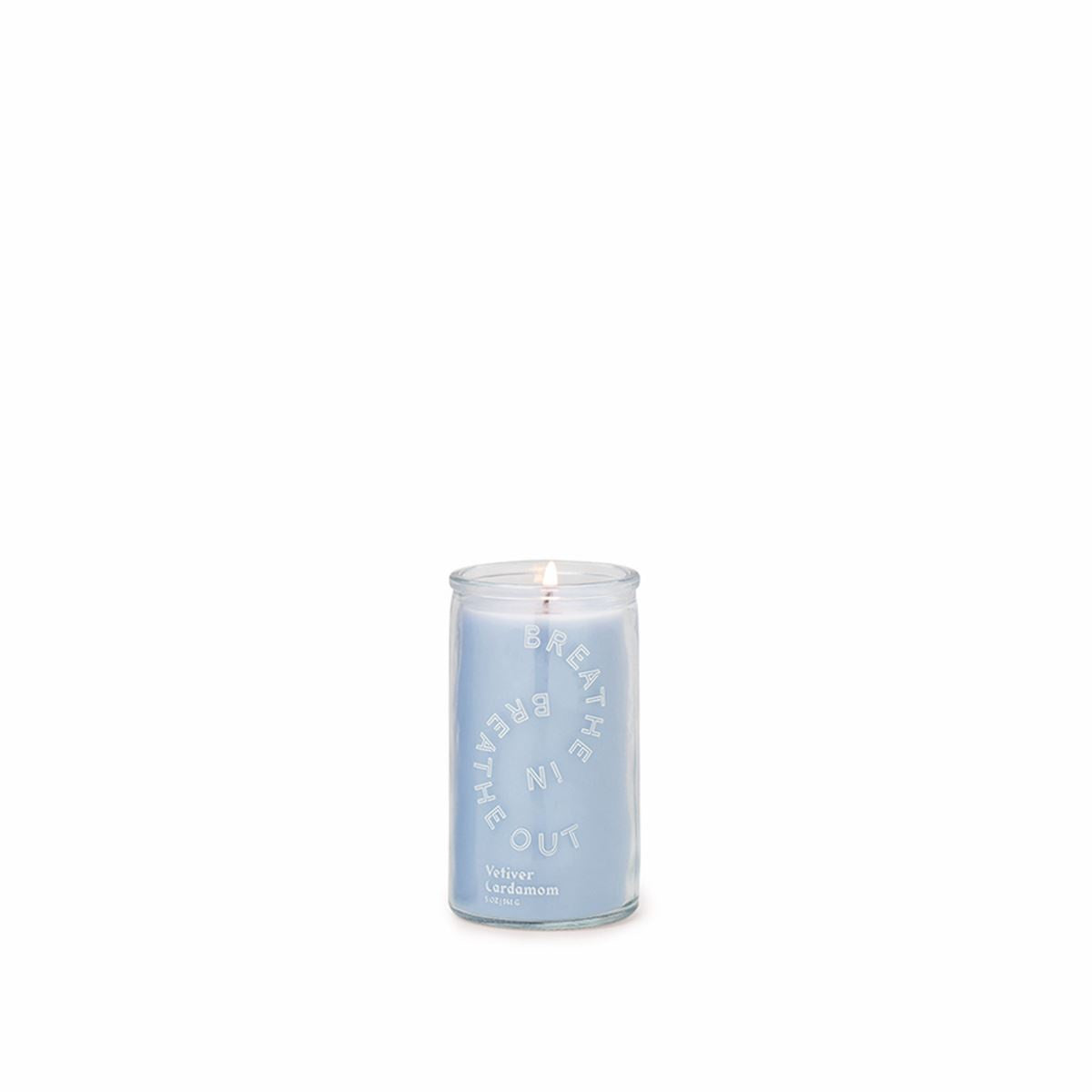 Breathe In, Breathe Out Vetiver Cardamom Prayer Candle