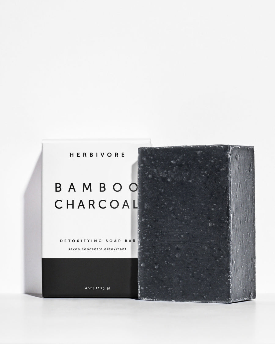 Bamboo Charcoal Cleansing Bar Soap by Herbivore Botanicals