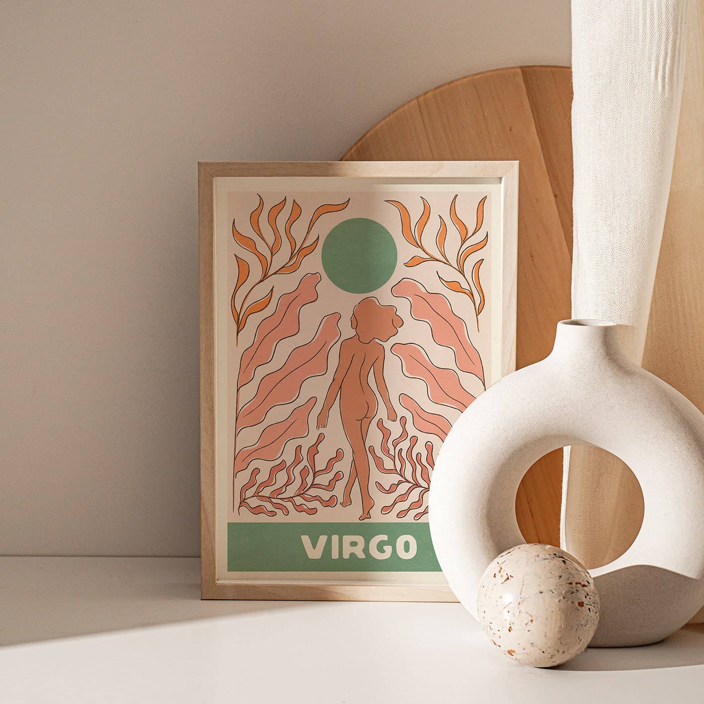 Virgo Print by Cai &amp; Jo