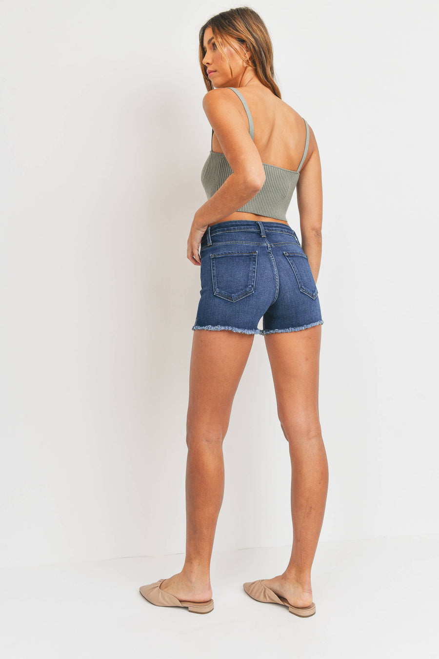 The Weekend Jean Shorts by Just Black Denim