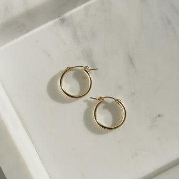 The Classic Hoops by Token Jewelry