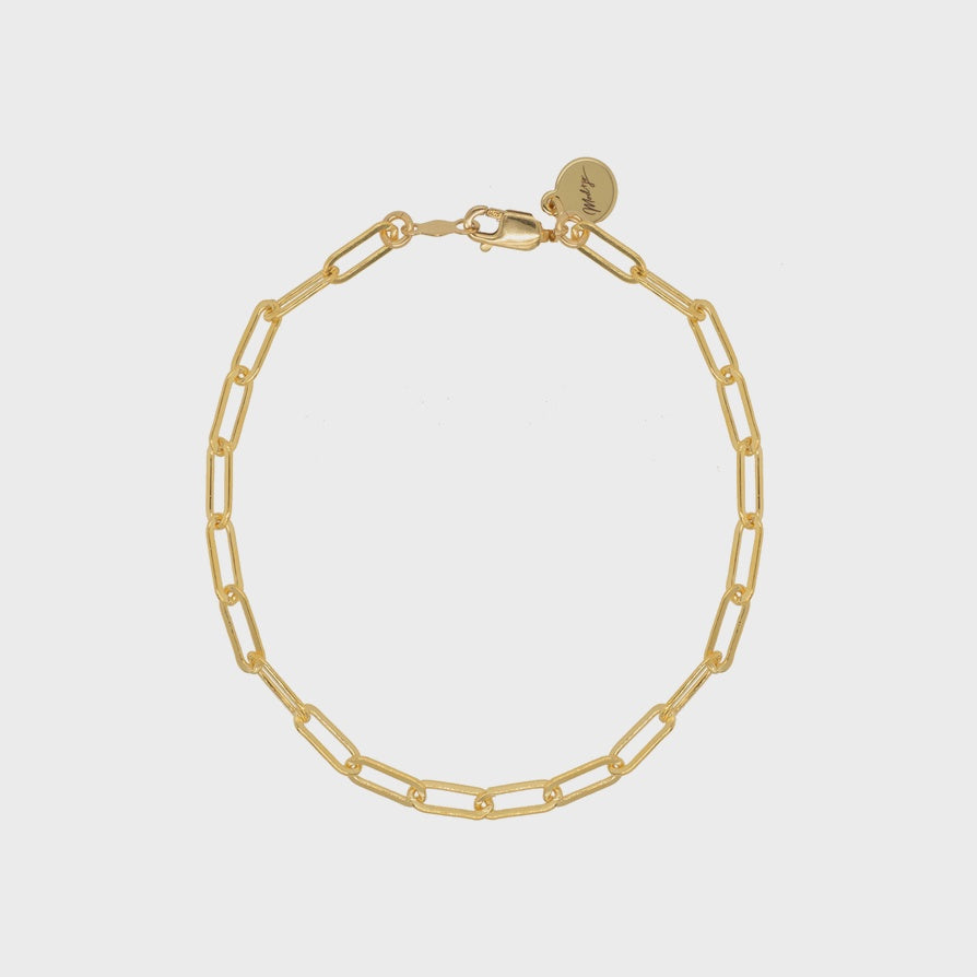 The Charlie Paperclip Chain Bracelet by Mod + Jo