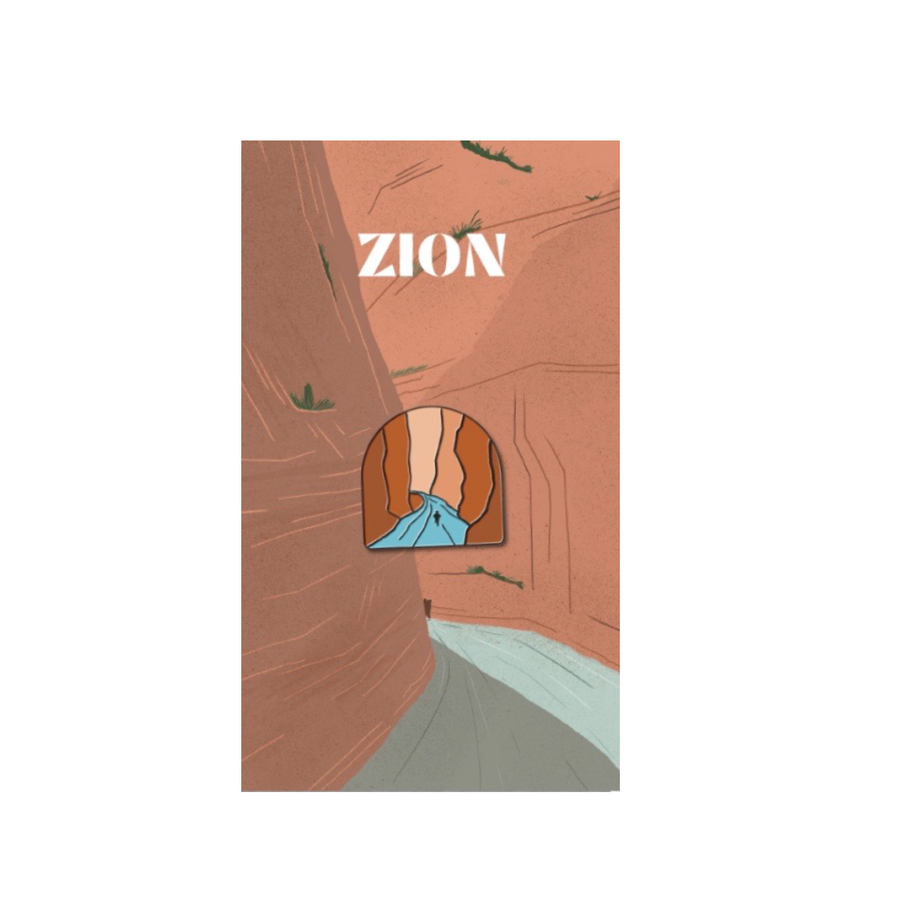 Zion Enamel Pin by Good + Well Supply Co.