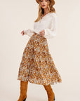 The Farrah Floral Skirt