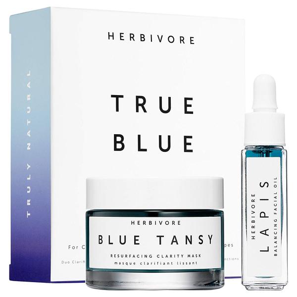 True Blue Mini Skin Clarifying Duo by Herbivore Botanicals