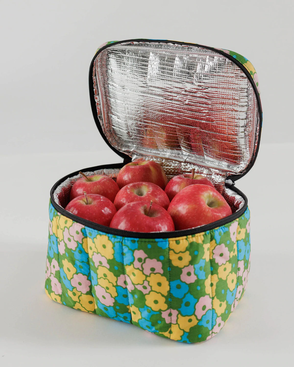The Flowerbed Puffy Lunch Bag by Baggu