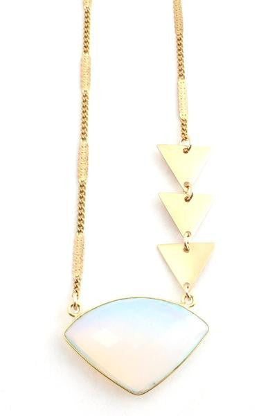 Opal Arrows Necklace
