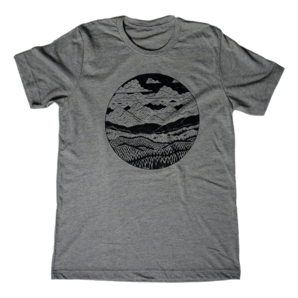 The Speckled Gray Mountain Range Tee
