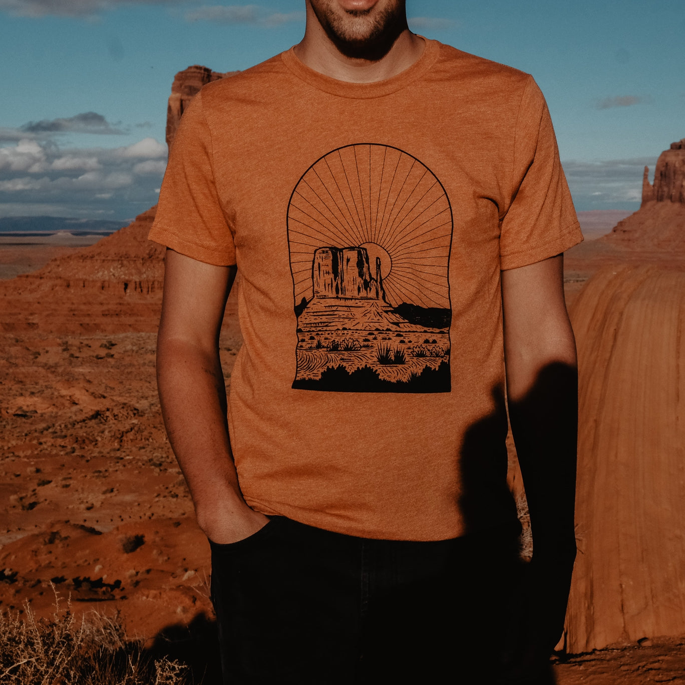 Monument Sunset Tee by Moore Collection