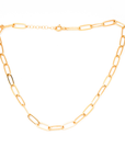 Bold Lily Link Necklace