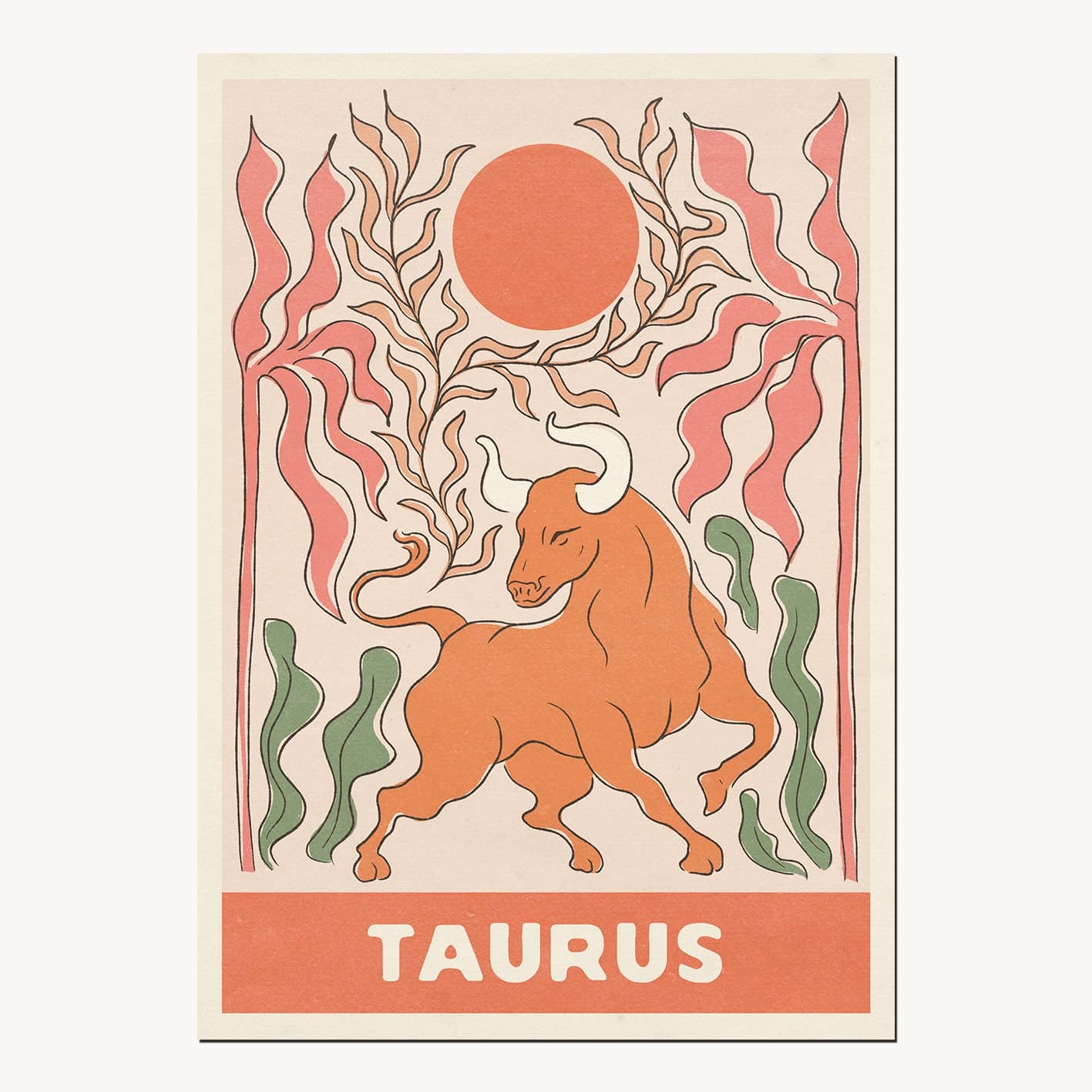 Taurus Print by Cai &amp; Jo