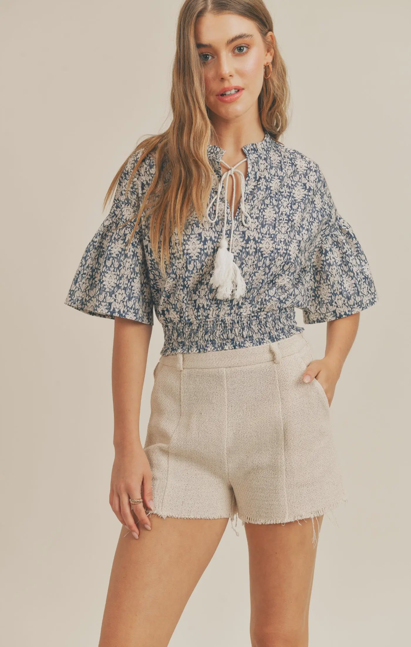 The Walk With Me Tassle Blouse