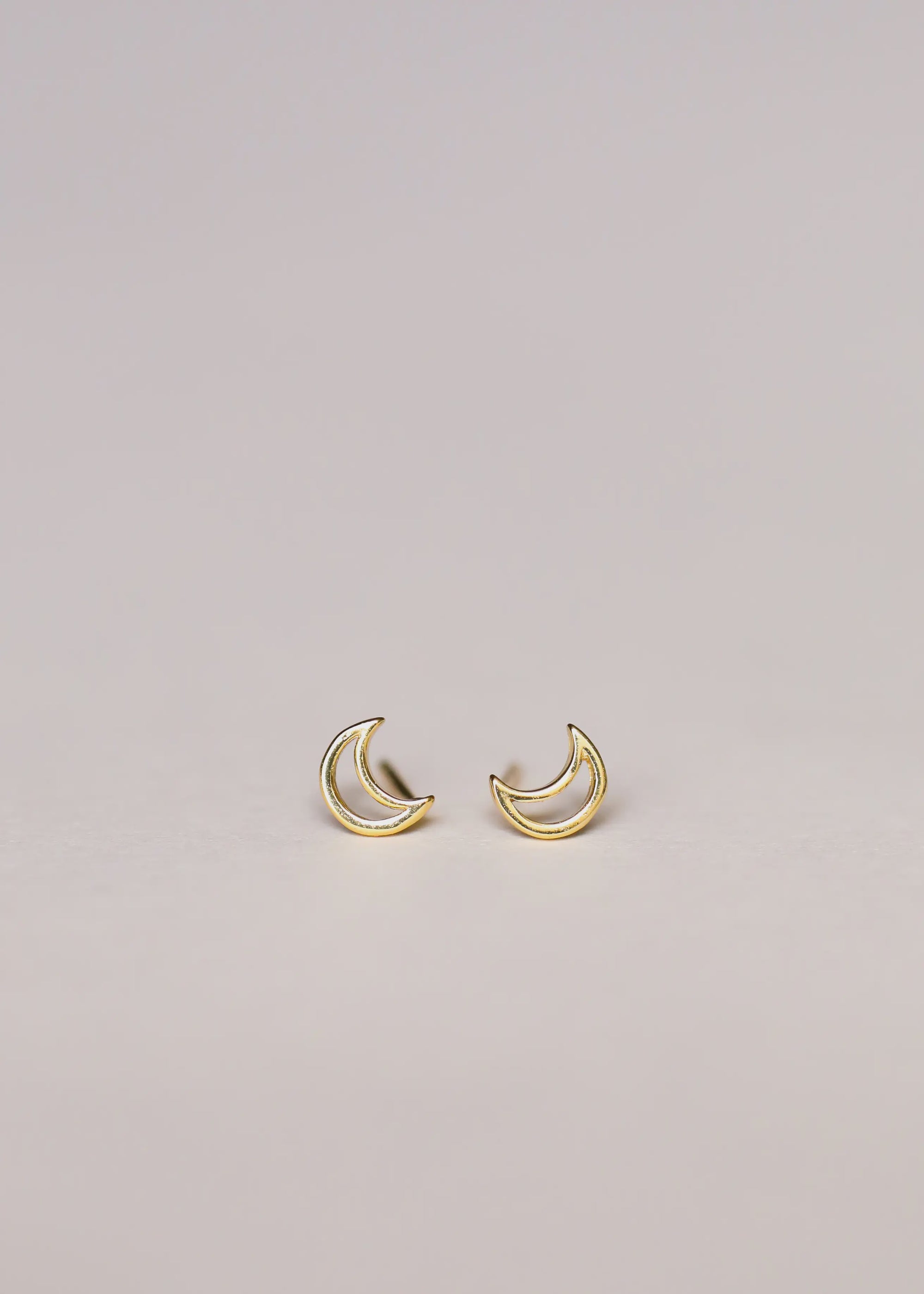 The Moon Minimalist Earrings by JaxKelly