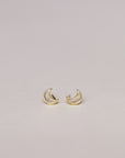 The Moon Minimalist Earrings by JaxKelly