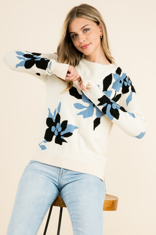 The Kiki Floral Sweater