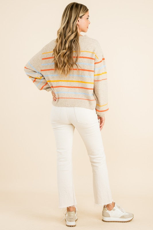 The Haley Rainbow Sweater