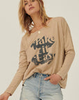 The Take it Easy Long-Sleeve Graphic Tee