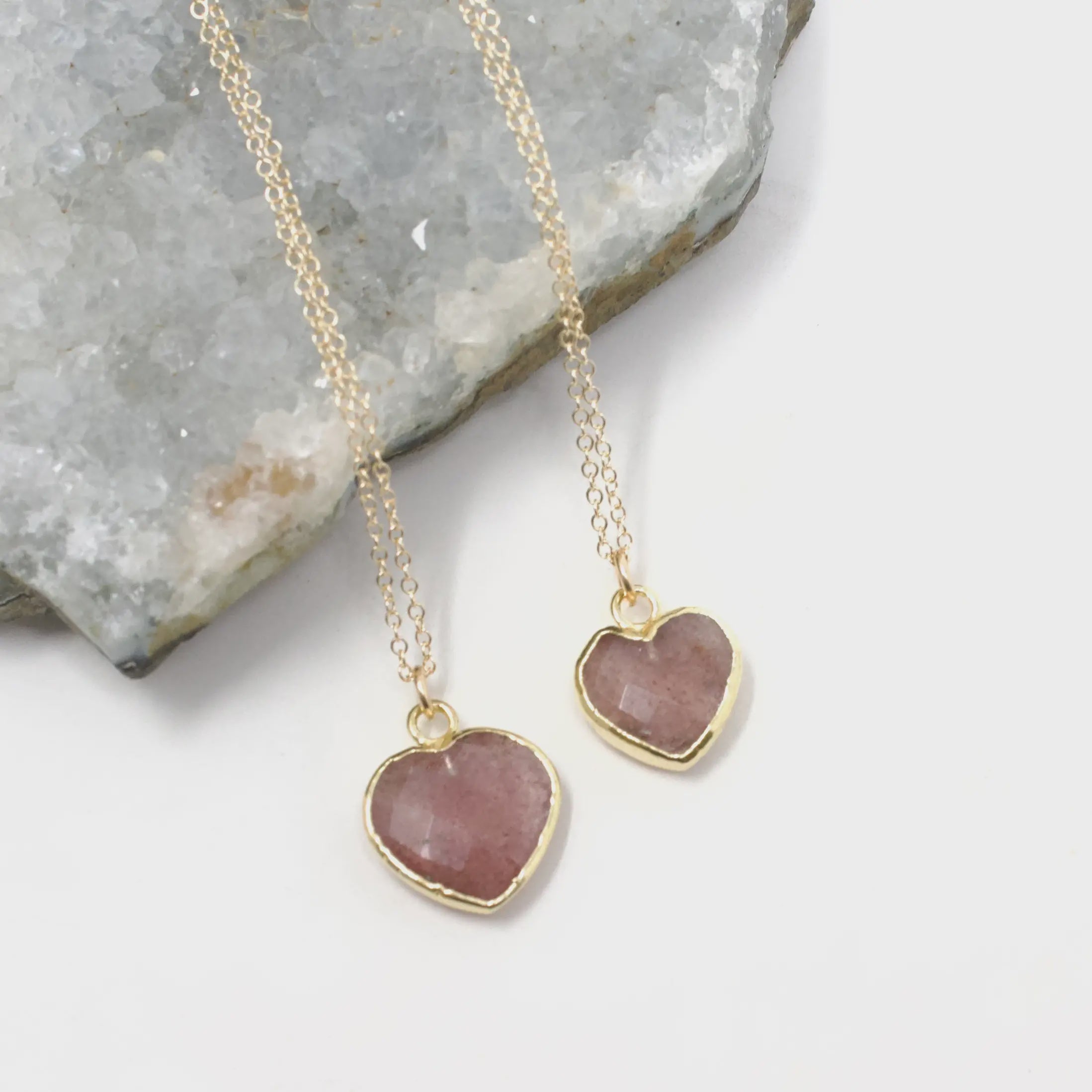 The Gemstone Heart Necklace