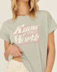 The Know Your Worth Graphic Tee