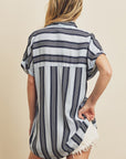 The Kristen Multi-Stripe Tunic