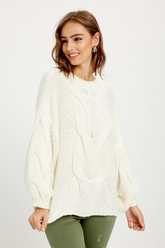 The Michelle Chunky Knit Sweater