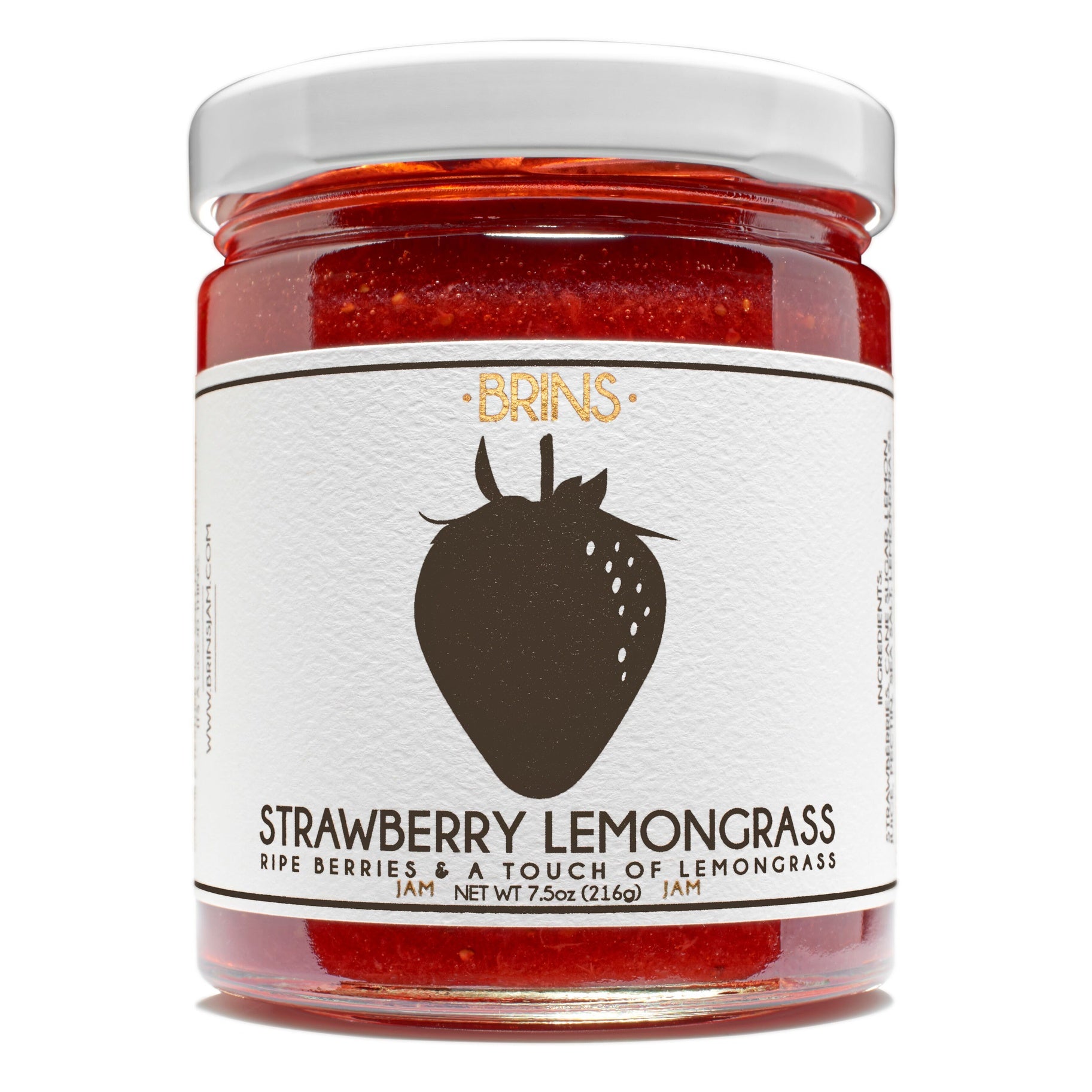 Strawberry Lemongrass Spread + Preserve by Brin&#39;s