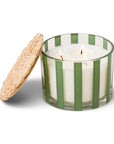 The Fresco Striped Glass Candle