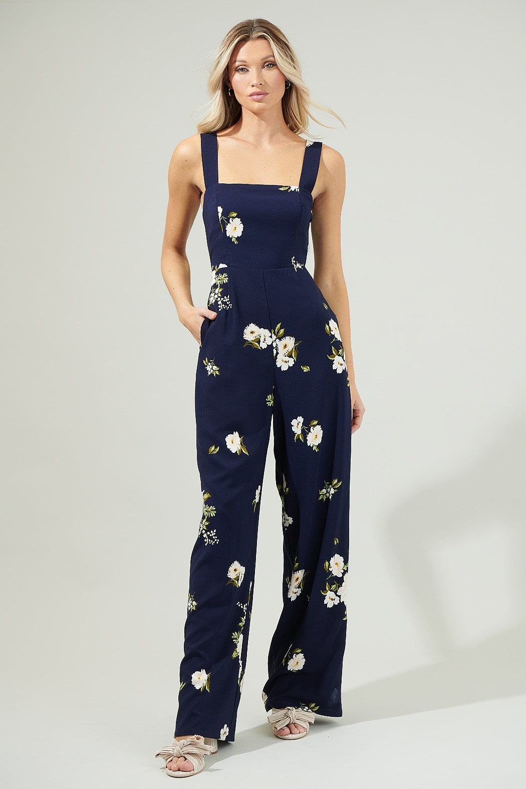 Seed sales denim jumpsuit