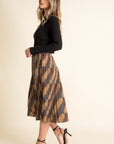 The Azaria Pleated Midi Skirt