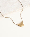 Starburst Butterfly Slider Necklace by Michelle Starbuck Designs