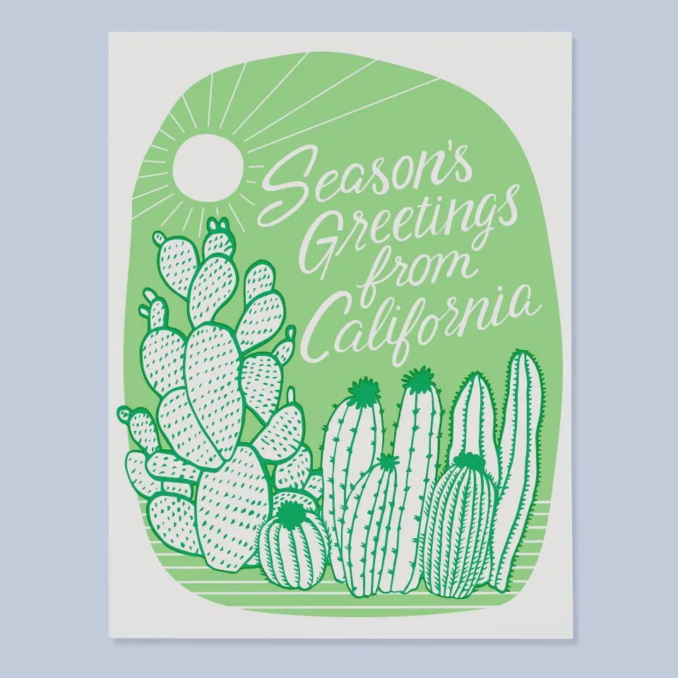 The Cali Cacti Card by The Good Twin