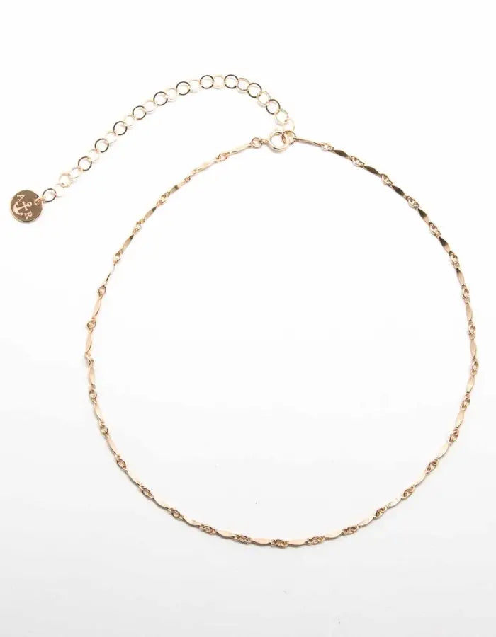 The Gold Chain Link Choker Necklace
