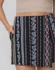 The Polly Embroidered Wrap Skort