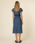 The Mallaury Buttoned Midi Dress by FRNCH