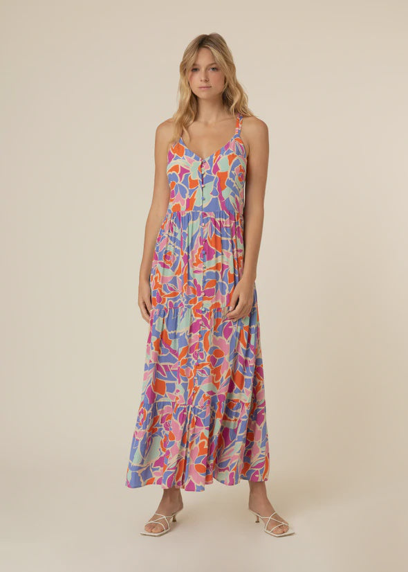 The Amande Printed Maxi Dress by FRNCH