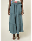 The Sergine Woven Maxi Skirt by FRNCH