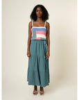 The Sergine Woven Maxi Skirt by FRNCH