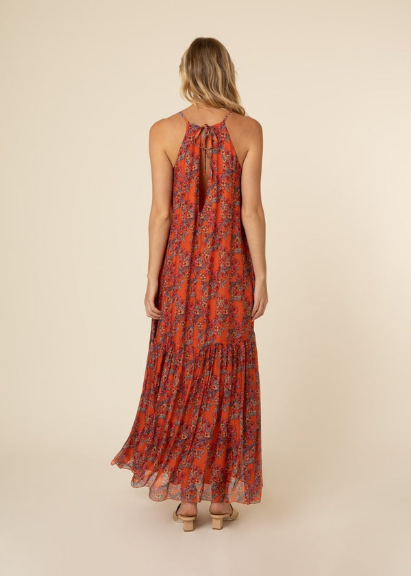 The Diana Woven Maxi Dress by FRNCH