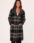 The Ginny Plaid Button Front Cardigan
