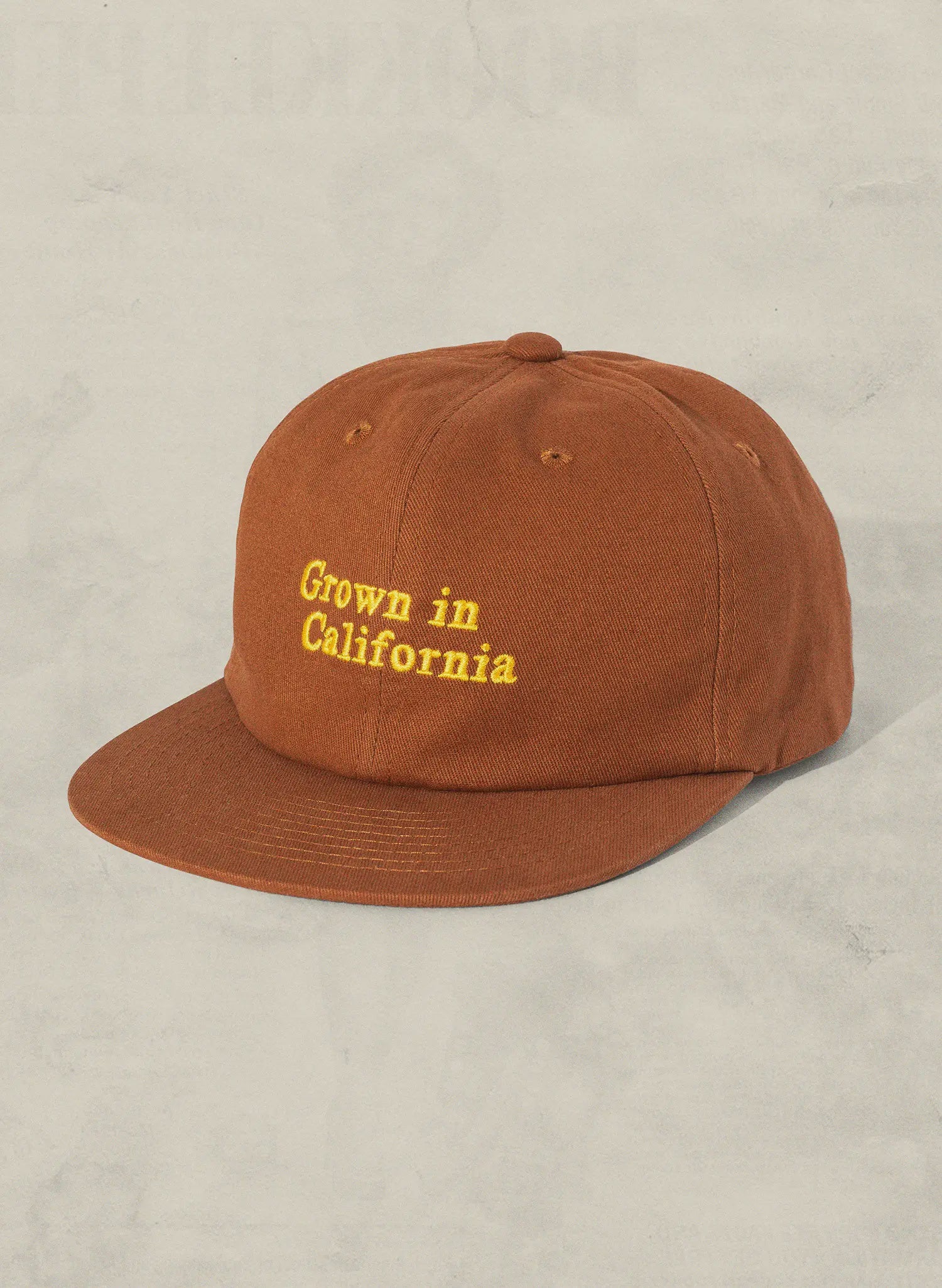The Grown in California Relaxed Strap Back Hat by Weld Mfg