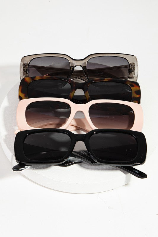 The Hudson Rectangle Sunglasses