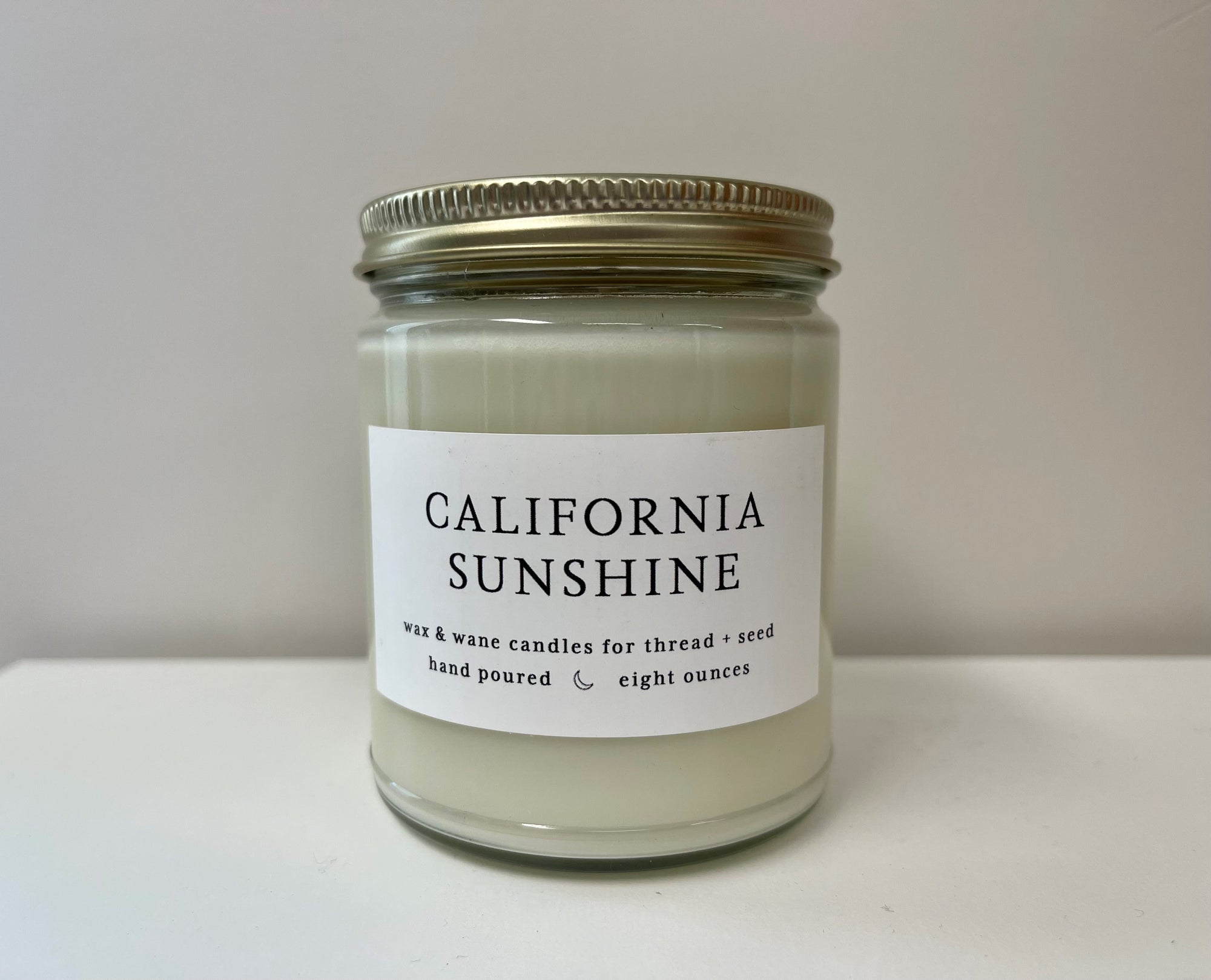 California Sunshine Candle by Wax + Wane x Thread + Seed