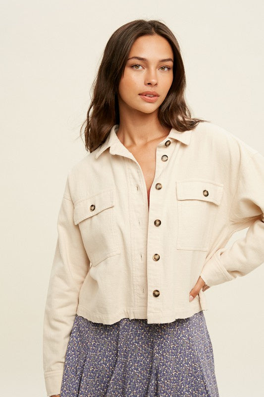 The Jae Relaxed Cropped Jacket