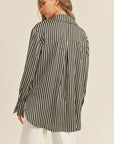 The Jeri Striped Buttondown Shirt