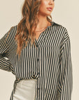 The Jeri Striped Buttondown Shirt