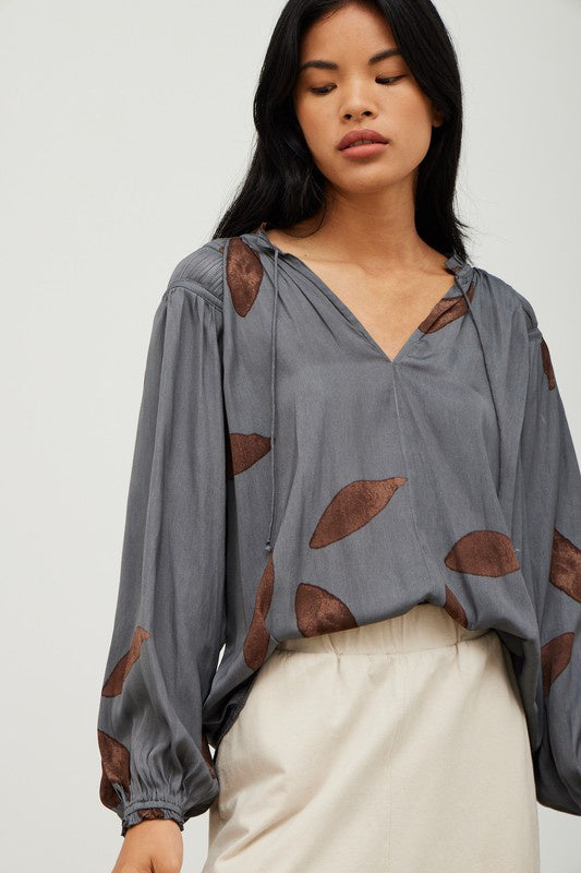 The Mara Leaf Blouse