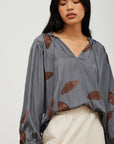 The Mara Leaf Blouse