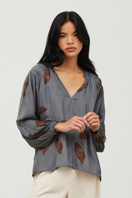 The Mara Leaf Blouse